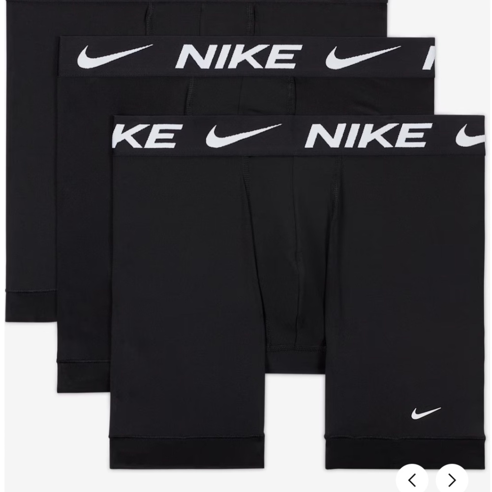 Nike Essential Micro Men's Dri-FIT Boxer Briefs (3-Pack) Size Large